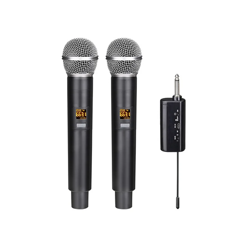 Universal Karaoke Wireless KTV Dynamic Microphone Professional Home To Sing Handheld Mic for Party Show Speech Church Stage Conf