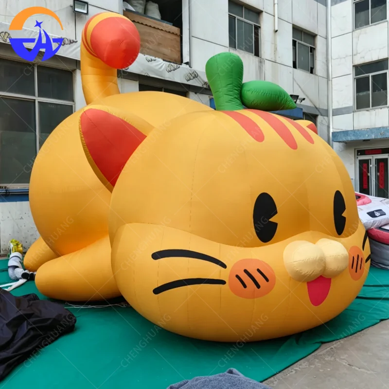 

Custom Cartoon Inflatable Cat Model Personalized Design Outdoor Commercial Exhibition Advertising Scene Decoration Prop