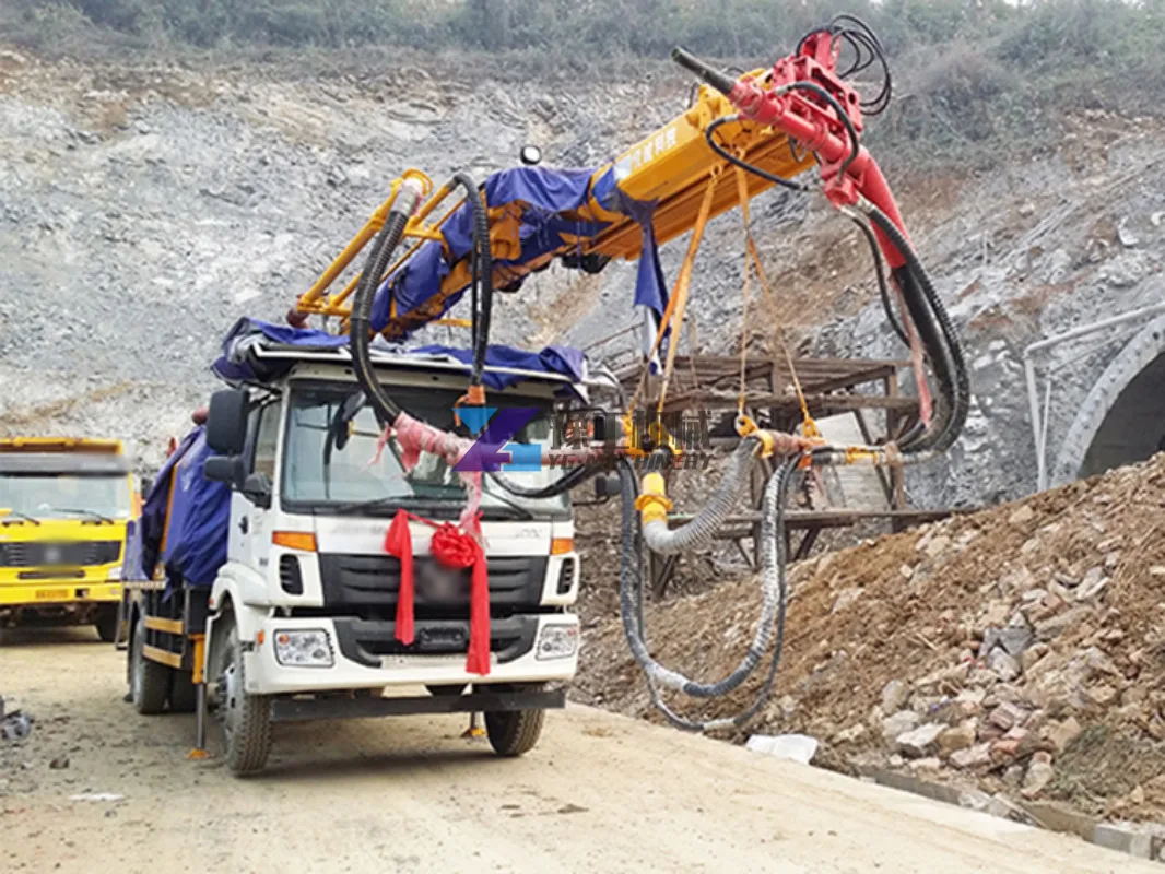 Maximum Shotcrete 30m3/h Automatic Pumping Concrete Spraying Machine for Tunnel Construction