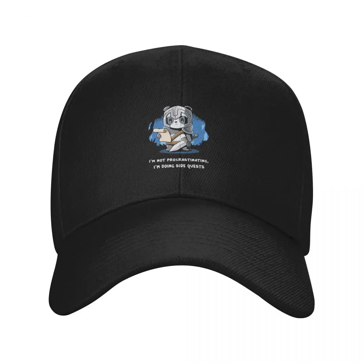 I'm Not Procrastinating, I'm Doing Side Quests Gaming Baseball Cap Anime Hat Hat Baseball Cap Beach Outing Mens Tennis Women's