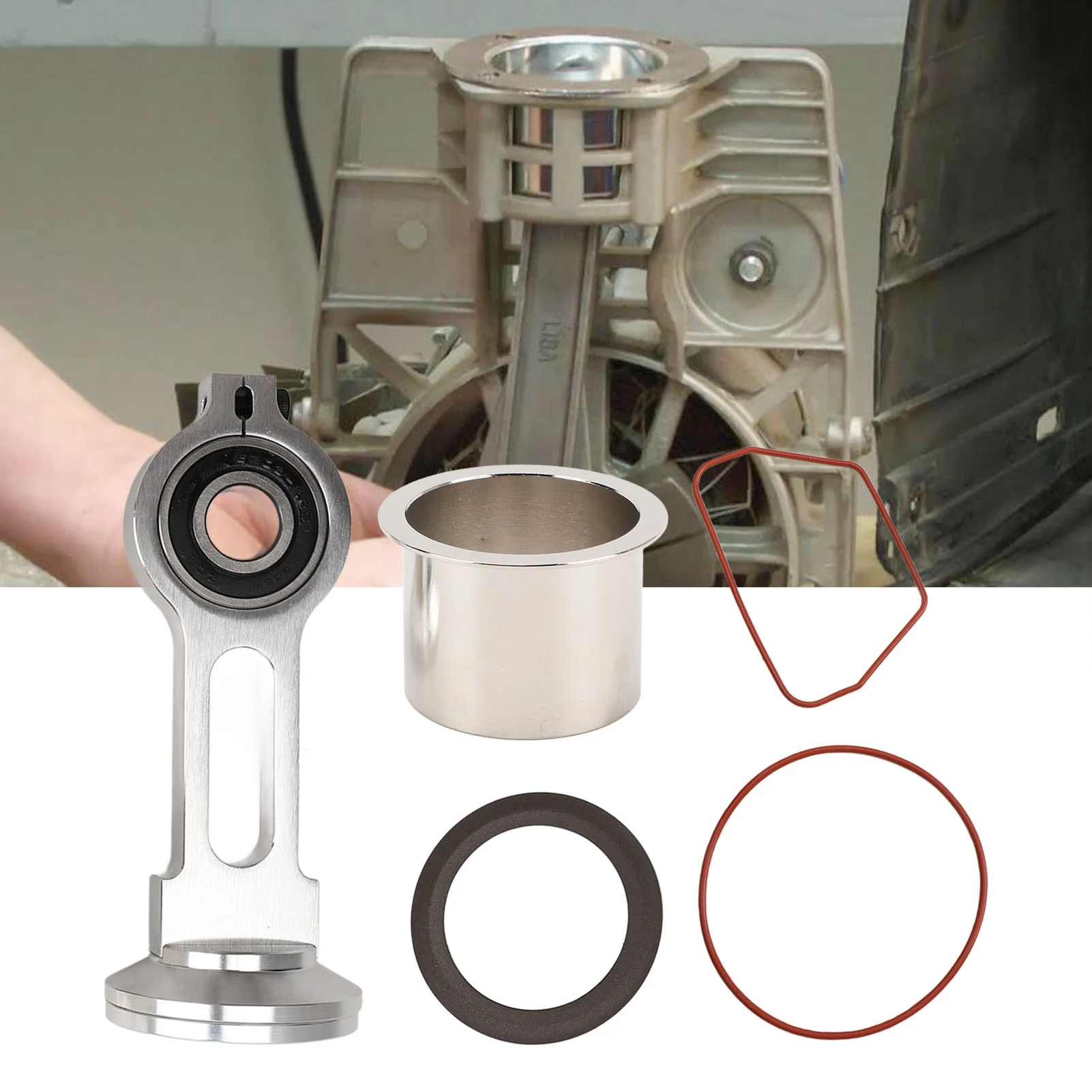 

Комплект поршня компрессора, сменный комплект шатуна KK 4835, безмасляный компрессорный насос Craftsman