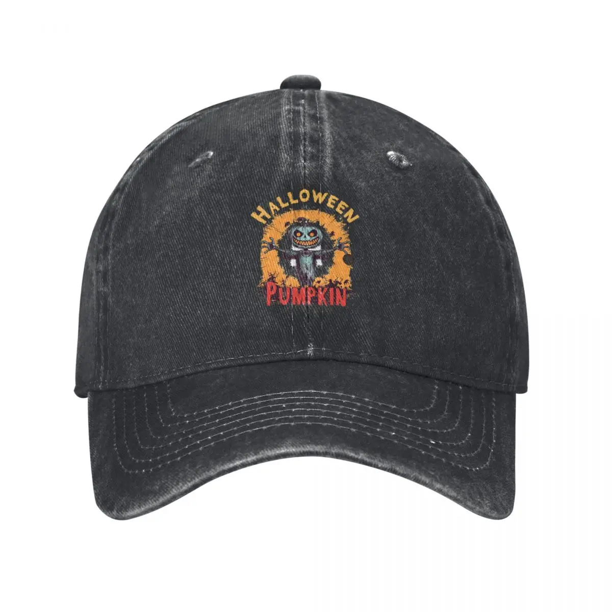 Dad Hats HALLOWEEN Pumpkin Creature Women's Hat Sun Visor Baseball Caps Halloween pumpkin troublemaker Peak Cap official-website