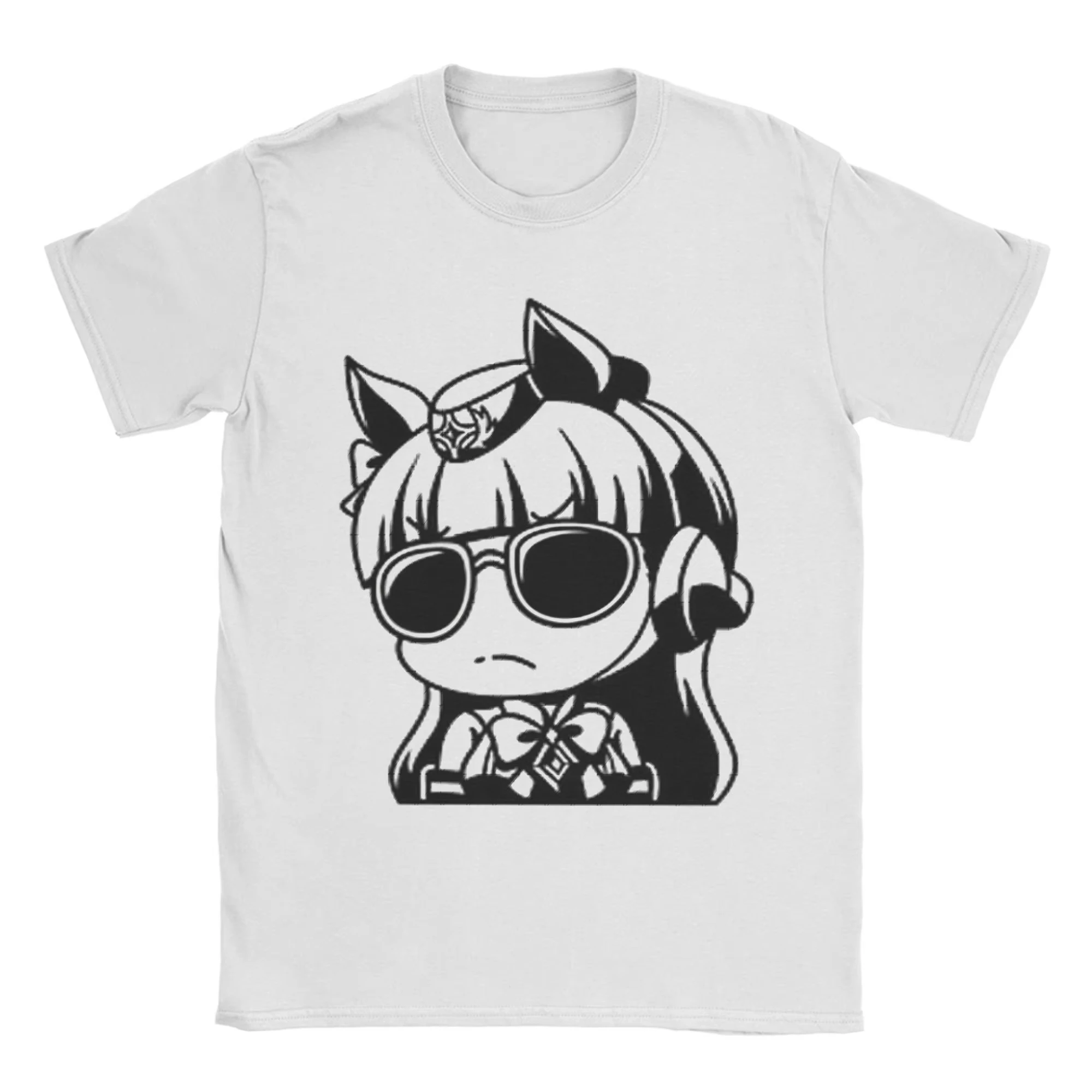 

Goldship Uma Musume Sunglasses T Shirts for Men Pure Cotton Vintage T-Shirts Crew Neck Tees Short Sleeve Tops Plus Size