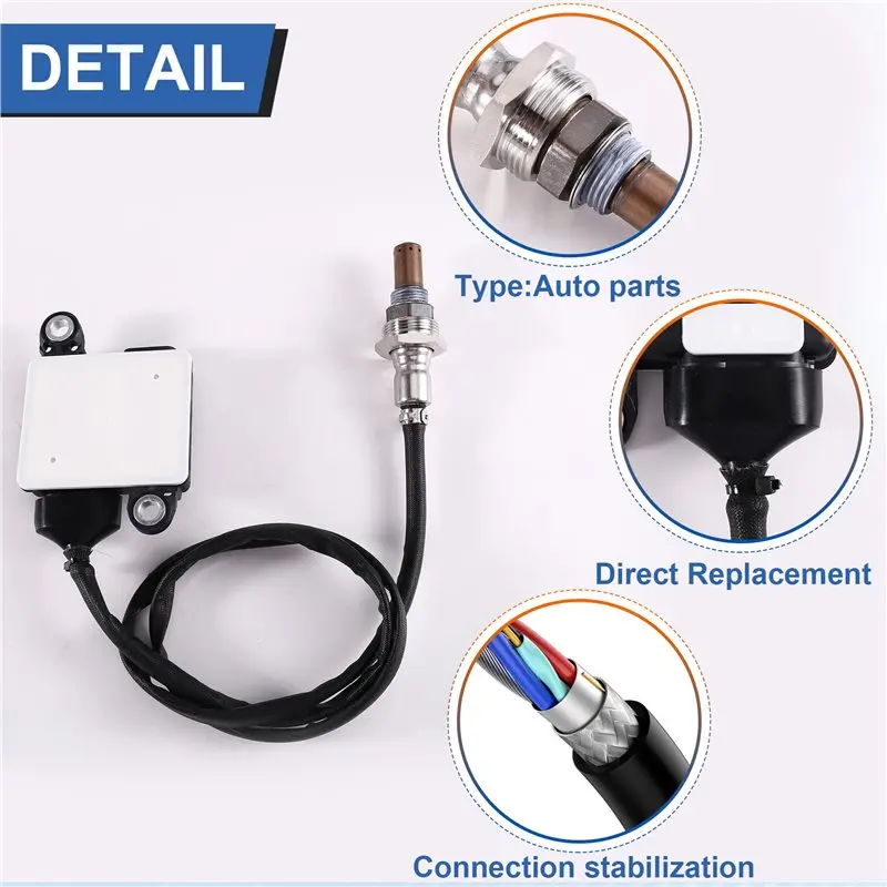 For Jeep Grand Cherokee 3.0L 2011-2025 Compatible 24V Nox Nitrogen Oxides Sensor 68146136AD 0281006602