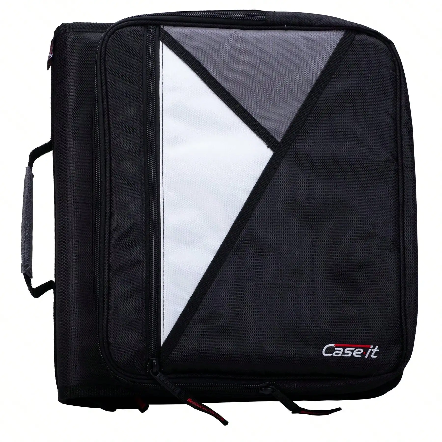 

3-Ring Zipper Binder, Fits 13" Laptop, Black