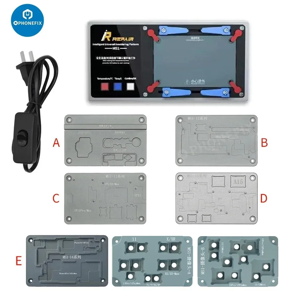 Mijing iRepair Desoldering Platform Heating Station For iPhone11 12 13 14 15 16Promax Screen Stand Separation Motherboard Repair