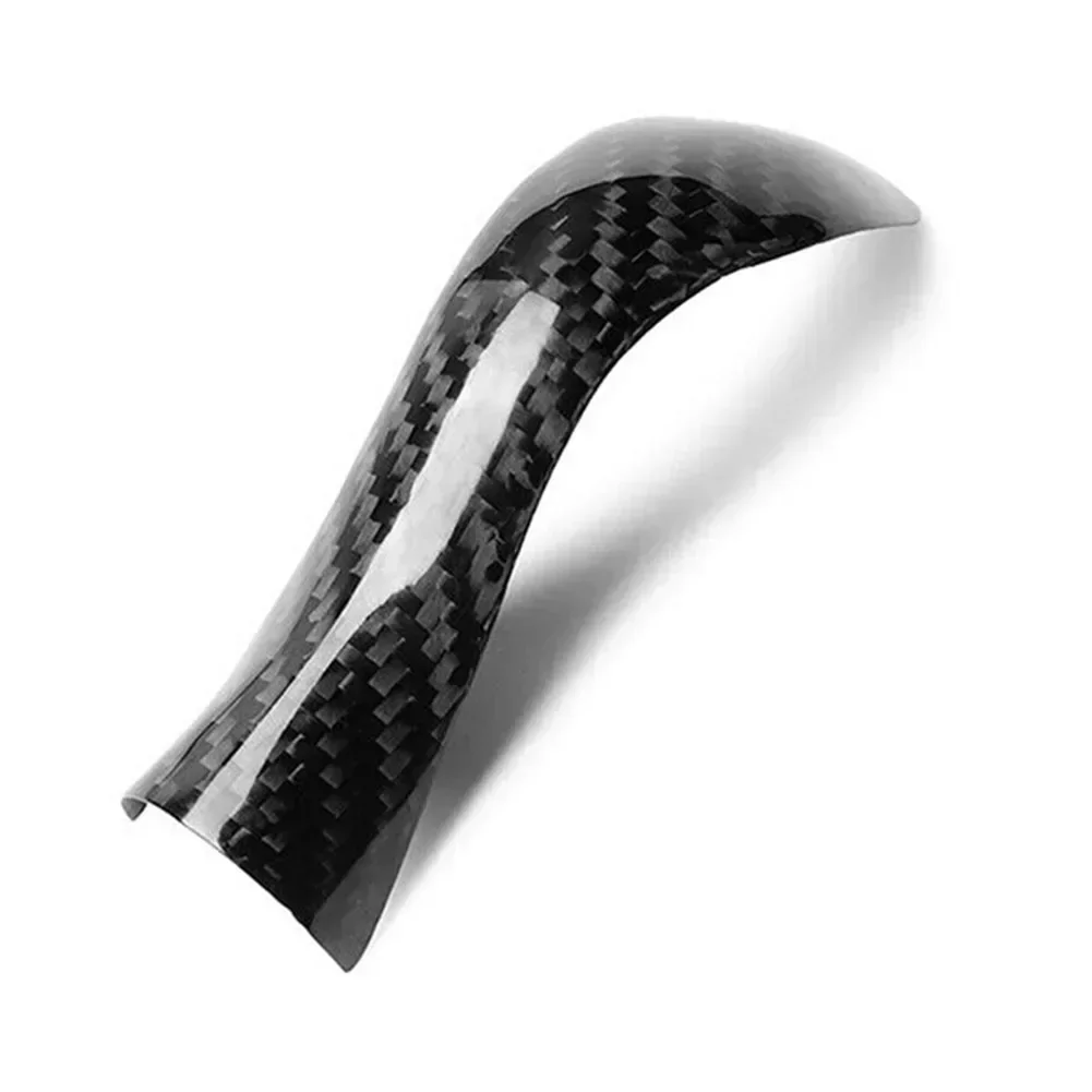 

1pc Car Inner Gear Shift Knob Cover Accessories Carbon Car Interior Gear Shift Knob Cover Gear Handle Trim For Infiniti Q50 Q50S