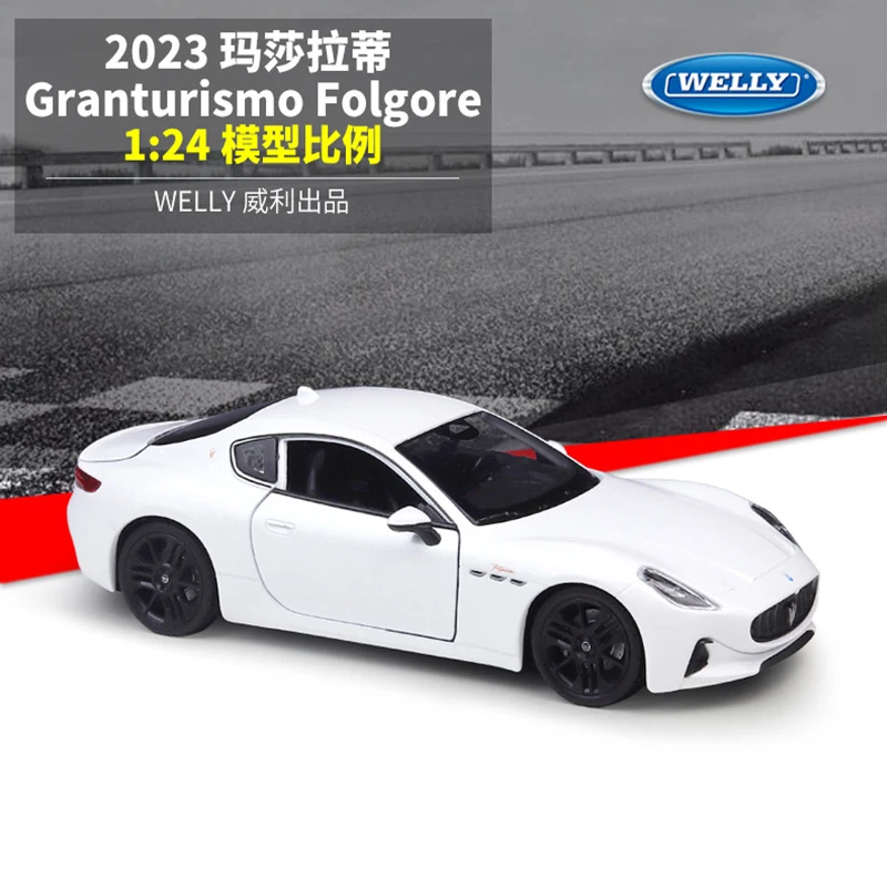 WELLY 1:24 Maserati Granturismo Folgore Legierung Auto Druckguss & Spielzeugfahrzeuge Automodell Miniaturmodell Auto Spielzeug für Kinder