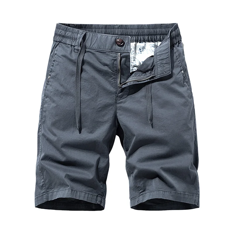 Novos shorts de trabalho masculinos respirável leve ao ar livre casual moda shorts sem cintura shorts táticos soltos plus size