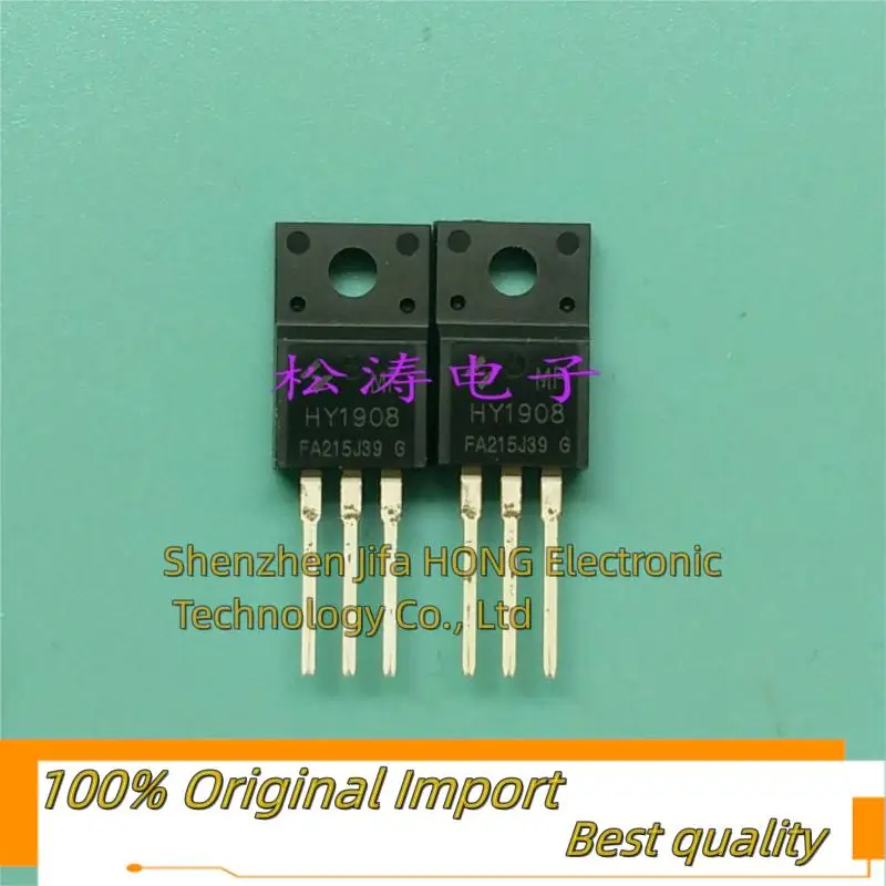 10PCS/Lot HY1908 TO-220F 80V 90A  MOSFET  Imported Original Best Quality