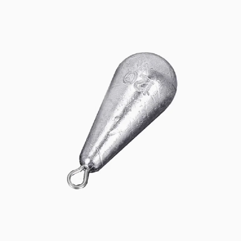 Drop-Shaped Fishing Sinker Lead Pendant  Water Droplet for Fishing Sinkers