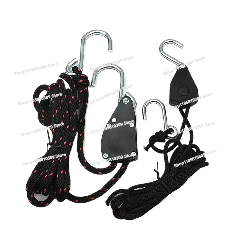 Auto Repair Tool Drawing Rope Sling Nylon Rope, Support Tightening Rope Pulley Telescopic Rope Sag Repair Tool