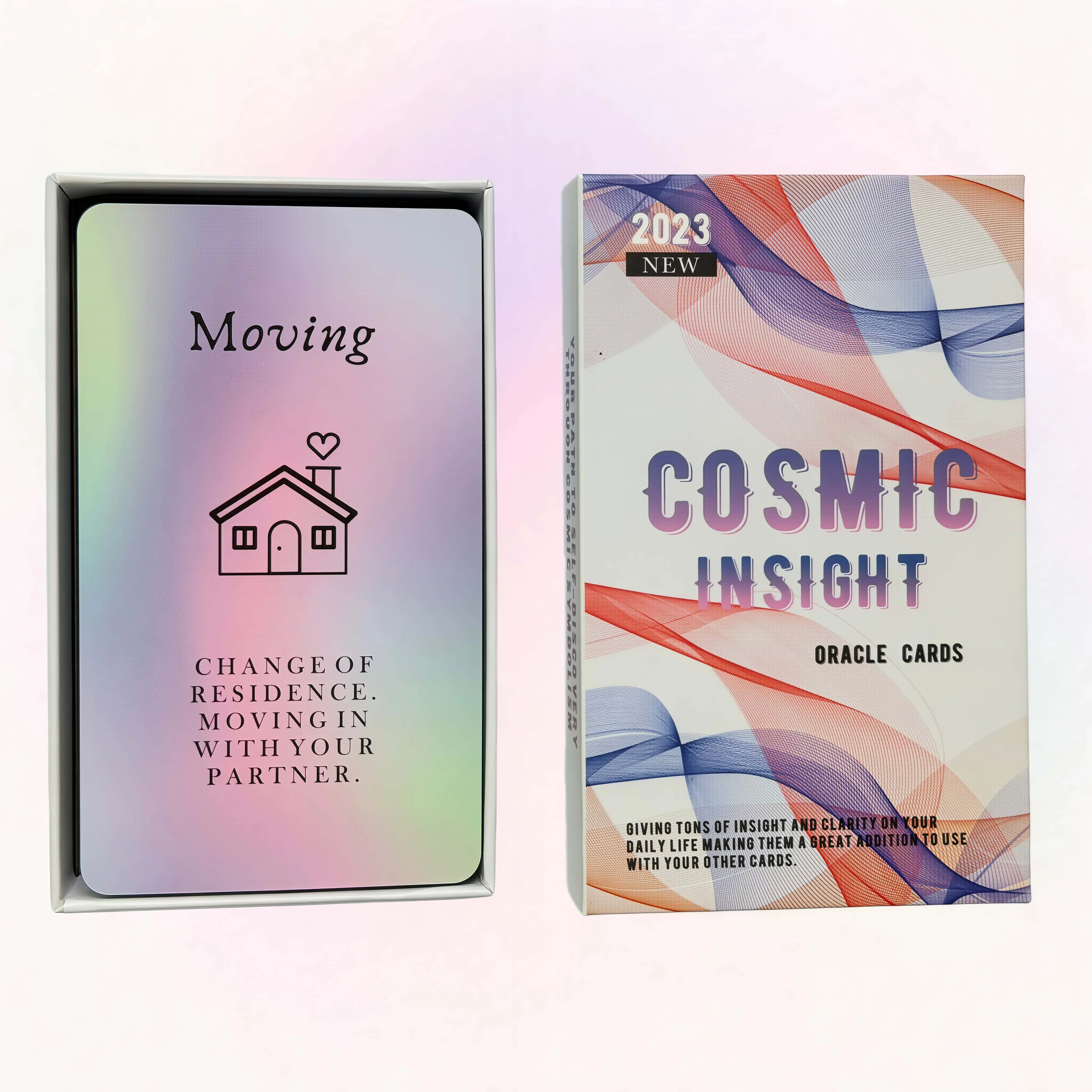 

Cosmic Insight Oracle Cards - Unlock Clarity & Inspiration for Self-Discovery, Perfectly Paired with Tarot for Daily Guidance