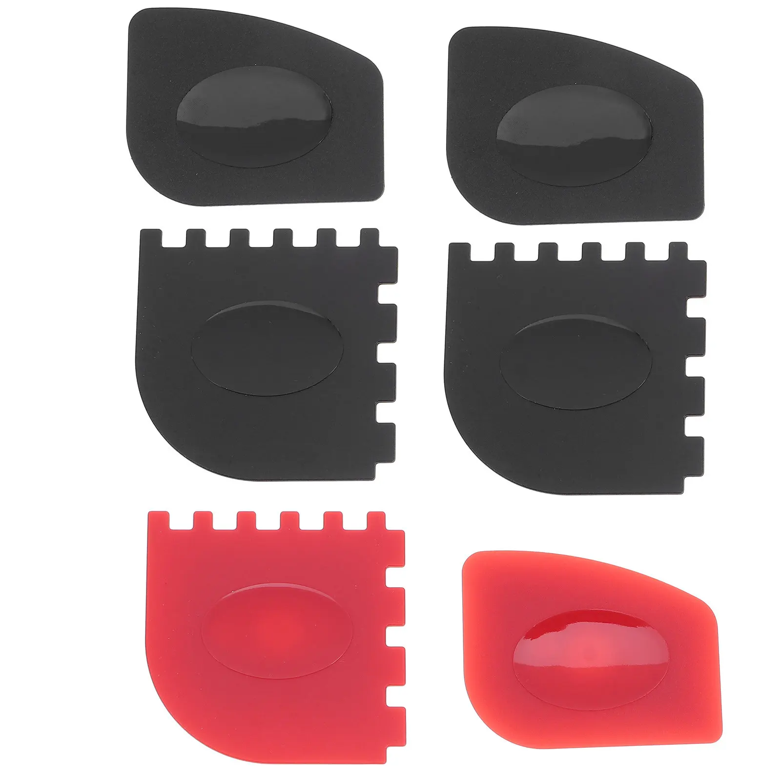 6Pcs Cast Iron Pot Cleaning Scraper Heat Resistant Reusable Kitchen Tool Grill Pan Cleaner Dishwasher Safe Cleaning Scraper