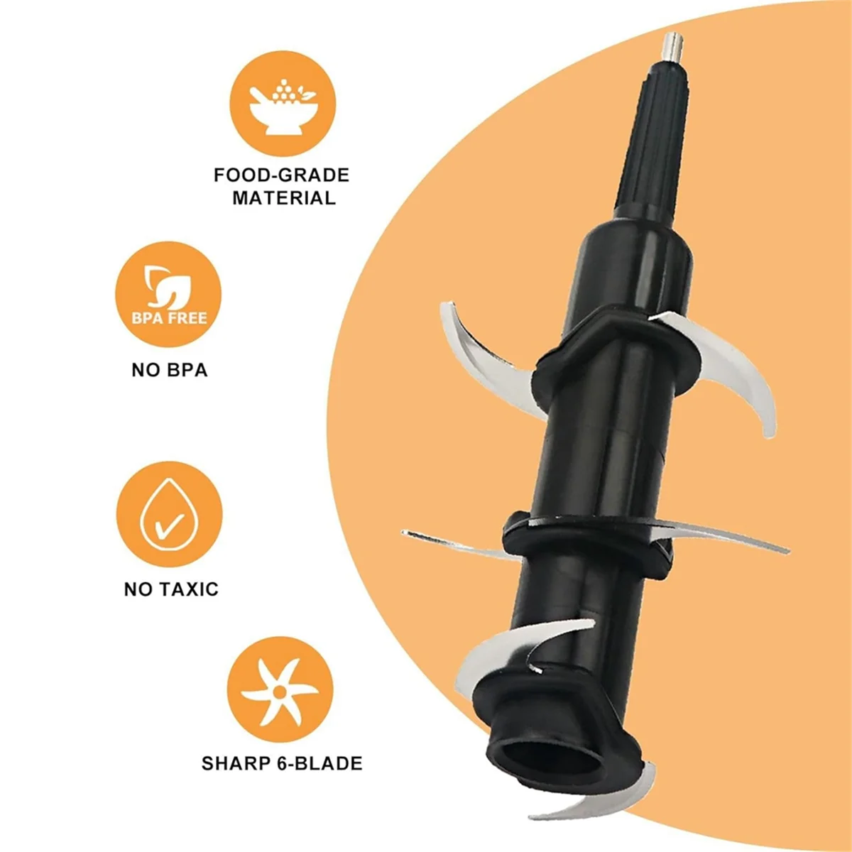 Lâmina de substituição para ninja bl660 bl681a bl682 bl700 bl780 bl910 bn701 bn751 bn801 co610 misturador, lâmina 6