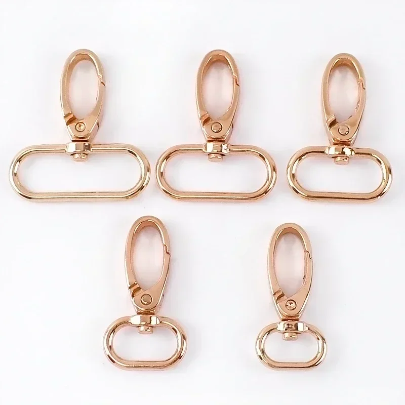 10/20 stücke 14-38mm Metall Taschen Schnallen Karabinerverschluss Kragen Karabiner Schnapp Haken DIY KeyChain tasche Teil Zubehör