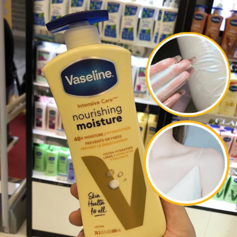 Vaseline Body Lotion 600ml Moisturizing, Deep Repairing, Efficient Moisture Locking and Brightening Skin Tone