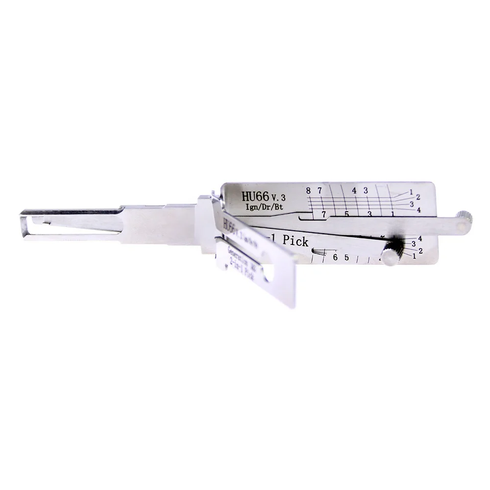 HU66 HU92 HU101 SIP22 HU64 VA2T FO38 2 IN 1 Lishi Tools Reading and Pick Lock for Auto,Opening Car Lock Quickly