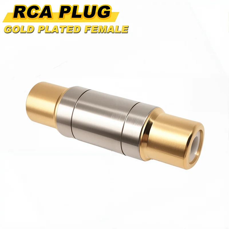 2 STKS RCA Connector Audio Adapter Vrouw-vrouw Converter Microfoon AV Adapters voor Thuis Versterker Luidspreker