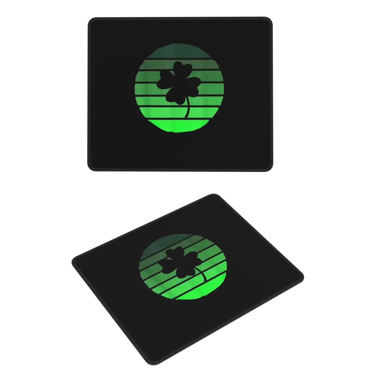 

Винтажный коврик для мыши с четырьмя листами клевера, коврик для компьютерной клавиатуры, коврик для мыши, геймерский коврик для ноутбука, офисные коврики для стола