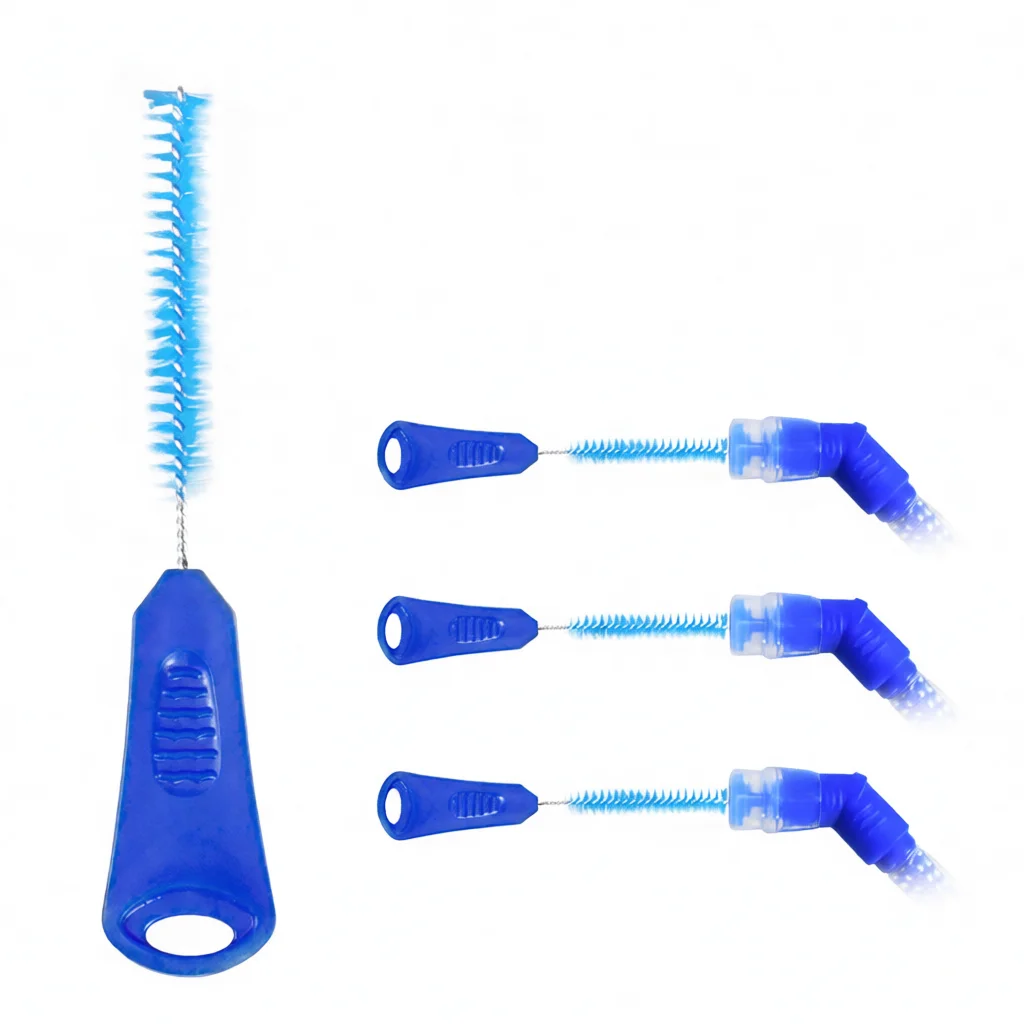 Cleaning Brush Equipment For Water Bottle Hose Hydration Bladder Flexible Stainless Steel Long Straw Scrubber