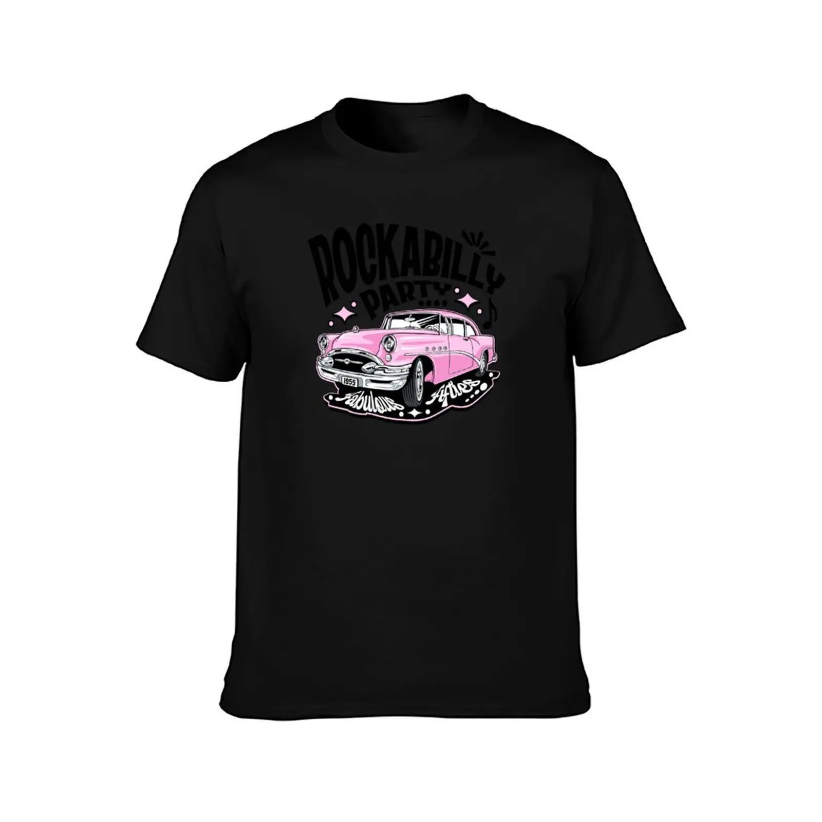 Rockabilly Party 50s Sock Hop Dance Vintage Car Rock and Roll T-Shirt Quick Dry Outdoor Sports T-Shirt