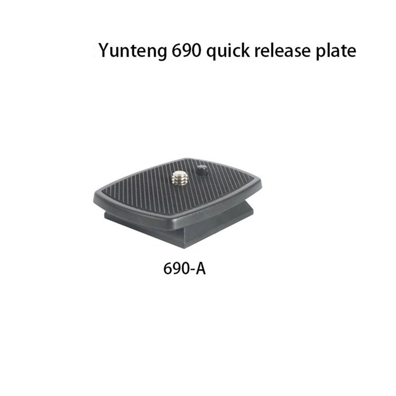 1 Pcs Dslr Quick Release Plate For Yunteng Velbon 690 590 600 Camera Tripod, 690A