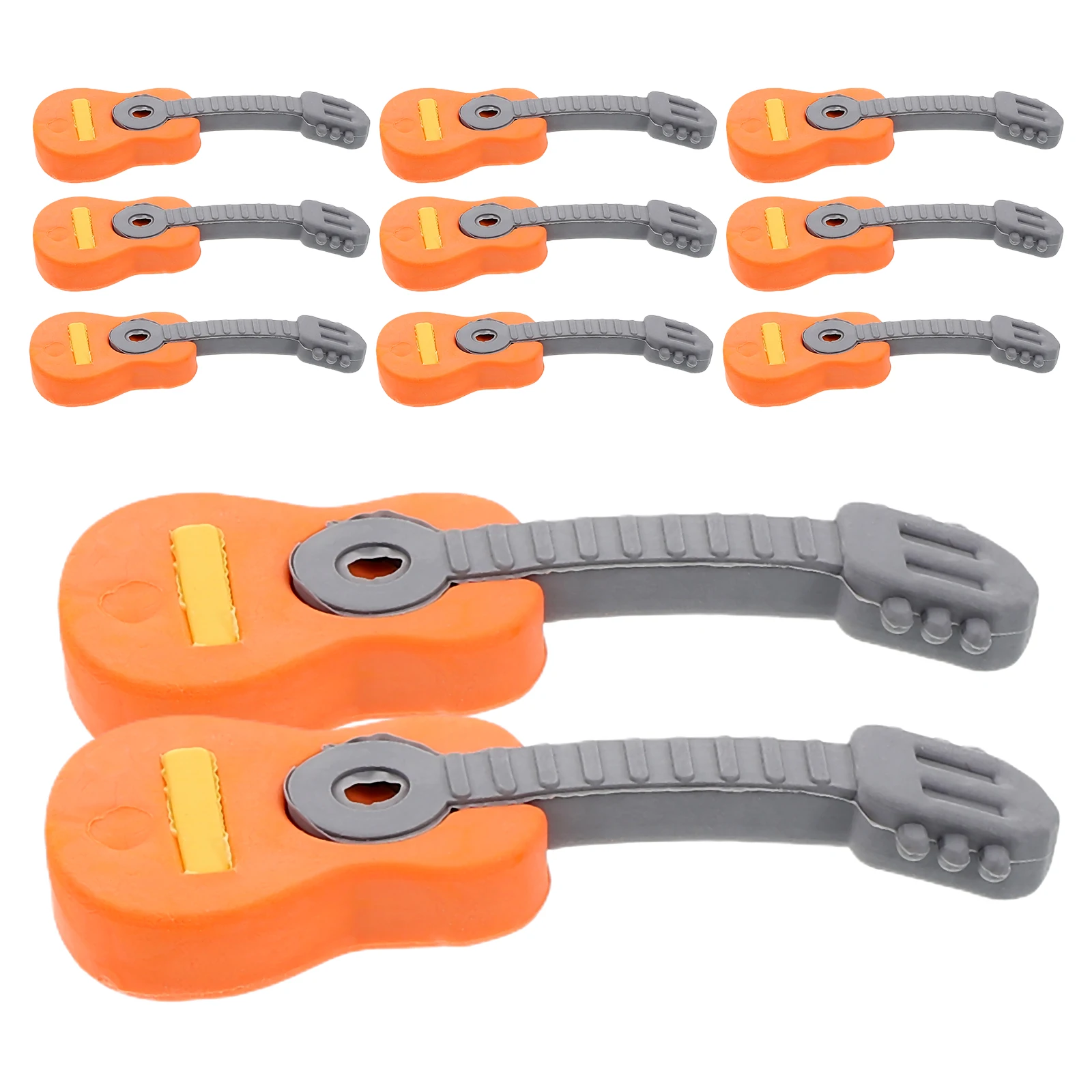 

20pcs Note Cute Instrument Portable Supplies Prize Party Student Adorable Pencil Eraser Cartoon Eraser Reward Gifts