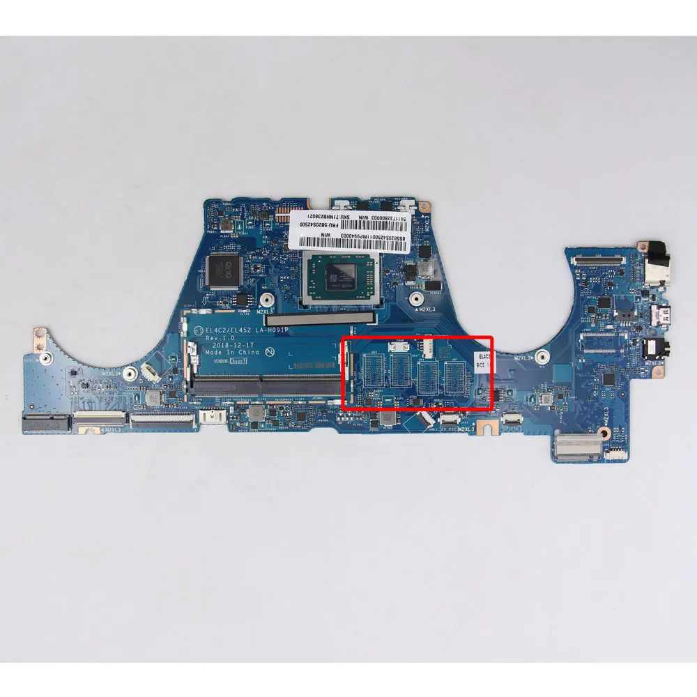 R7-3700U R5-3500U R3-3200U 4G 0G RAM untuk Ideapad S540-14API 81NH FLEX-14API C340-14API 81N6 Motherboard Laptop Asli LA-H091P