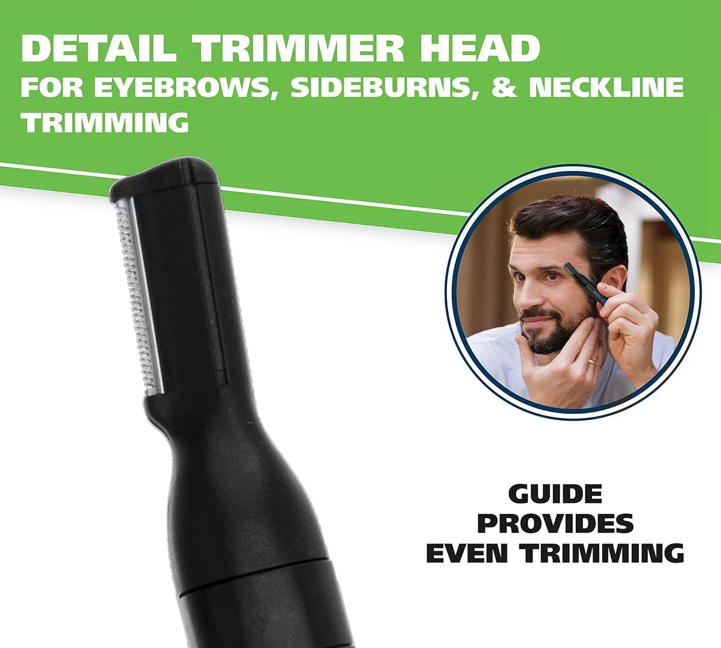 VGR قابل للغسل الأنف الشعر المتقلب اللحية الوجه الشعر المتقلب الحاجب الكهربائية الحاجب الأنف المتقلب 2 في 1 قابلة للشحن V-613