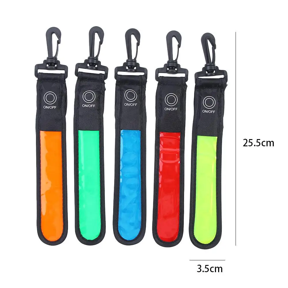 Safety LED Light Outdoor Accessories Reflective Decor Armband Strap Light Reflective Lighting Pendant Reflective Belt Strap