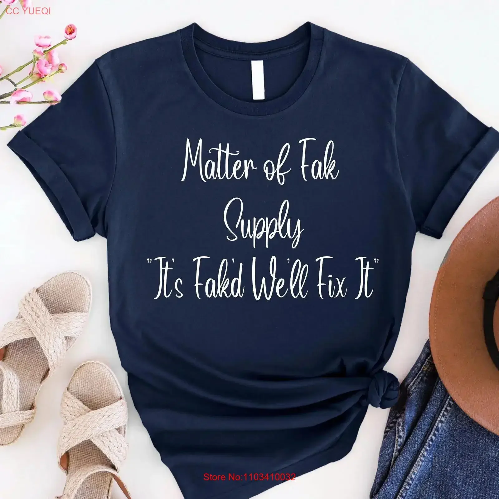 Maglietta Matter Of Fak The Bear Matty Matheson Jeremy Allen Bianca Vintage Comfort Washed Stile Chef Tv Chicago-image