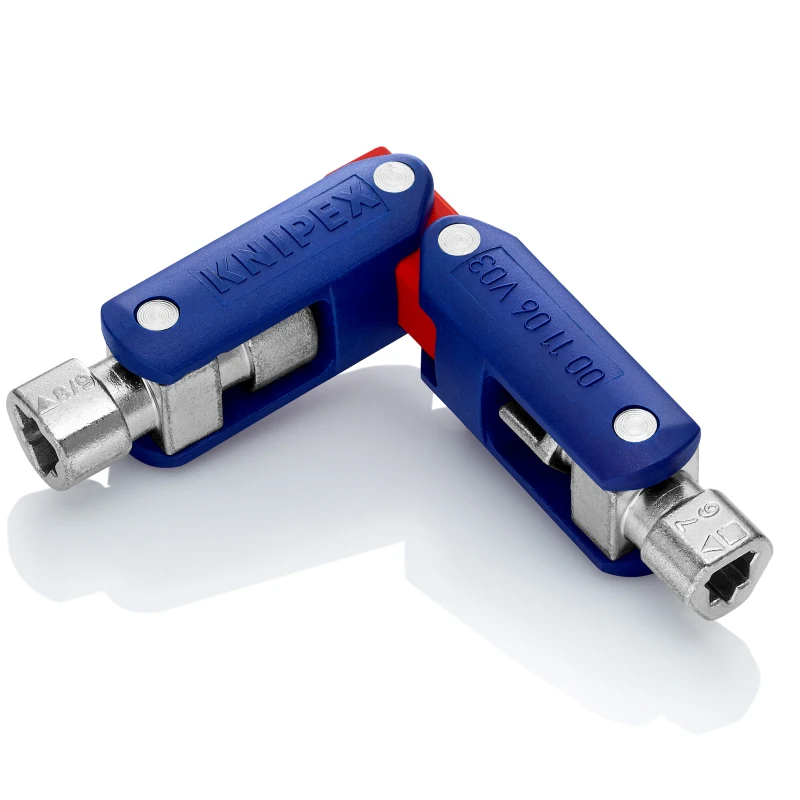 Imagem -04 - Knipex Die-cast Chave do Armário Dupla Articulação Zinco Diferente Perfis em Uma Única Chave 00 11 06 V03