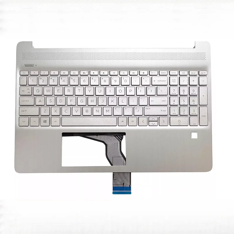 ZZ New L63579-001 For HP 15-DY 15-EF TPN-Q222 Palmrest Cover + Backlit US Keyboard