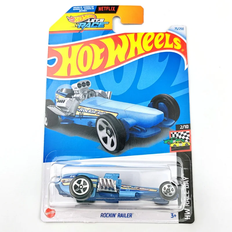 2024-75 Hot Wheels Cars ROCKIN' RAILER 1/64 Metal Die-cast Model Collection Toy Vehicles