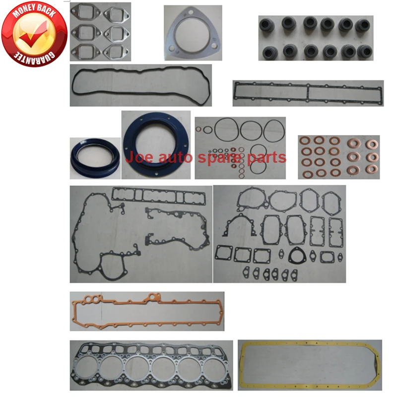 Engine Full gasket set kit for Mitsubishi engine: 6D17