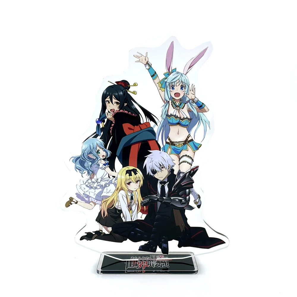 

Shokugyou de Sekai Saikyou Hajime Kaori Yue Shia acrylic stand figure model plate holder cake topper anime