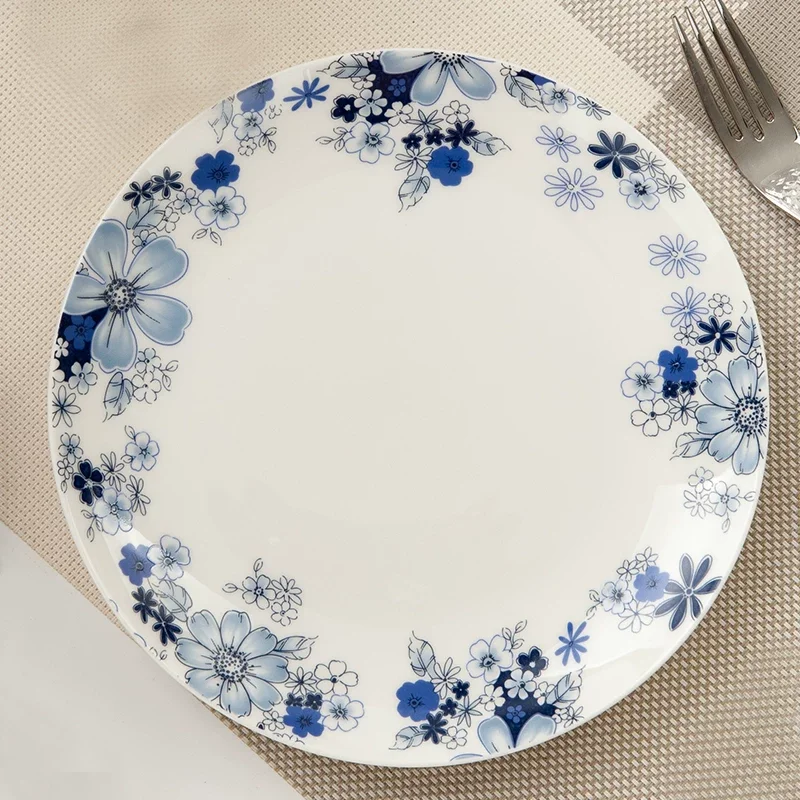 8inch, bone china kitchen plates, Chinese painting design, party chafing dishes, ceramic dishes, dinner plate, sashimi plate