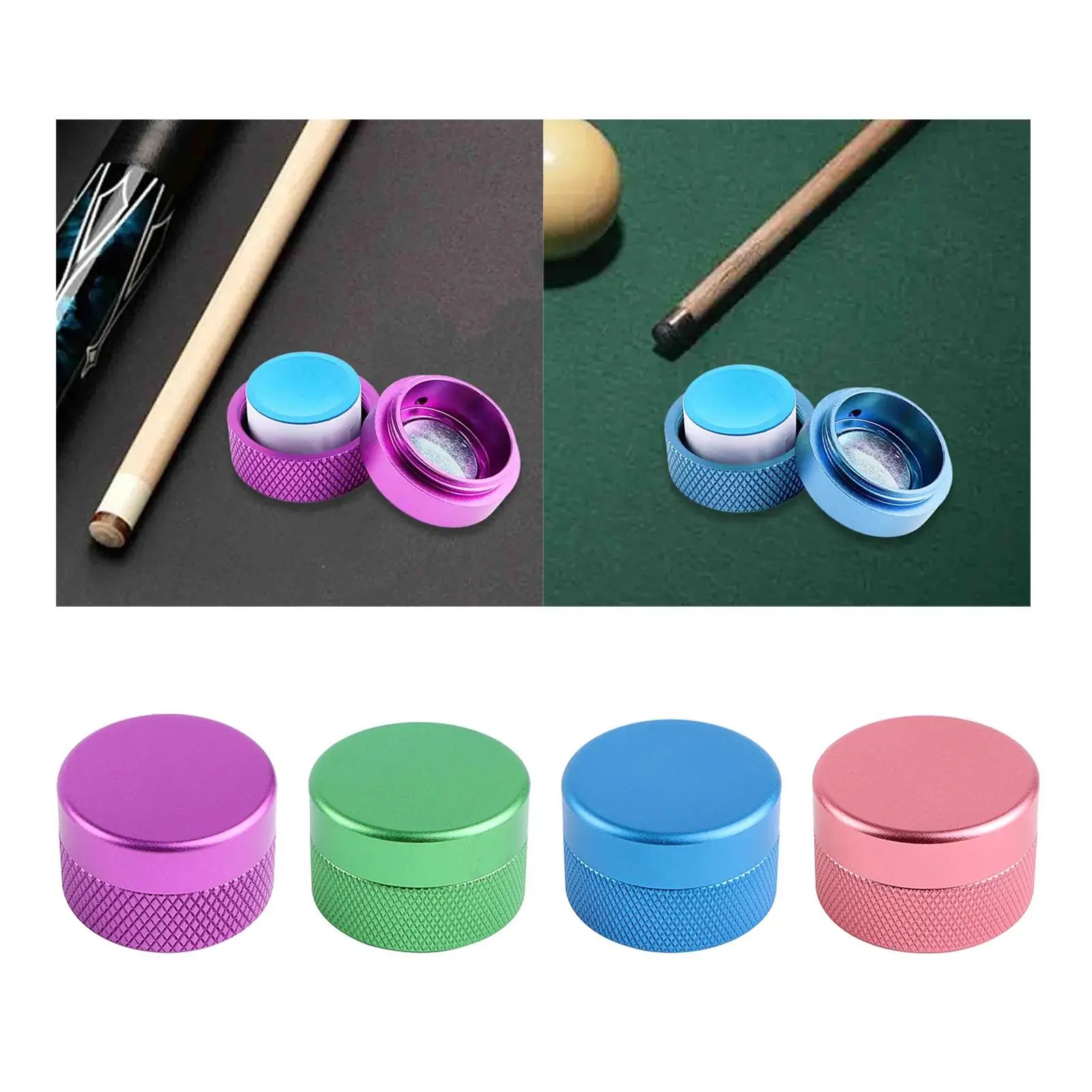 

Billiard Chalk Storage Box with Lid Portable Pocket Multifunction Pool Chalk Holder for Games Sports Snooker Enthusiasts Player