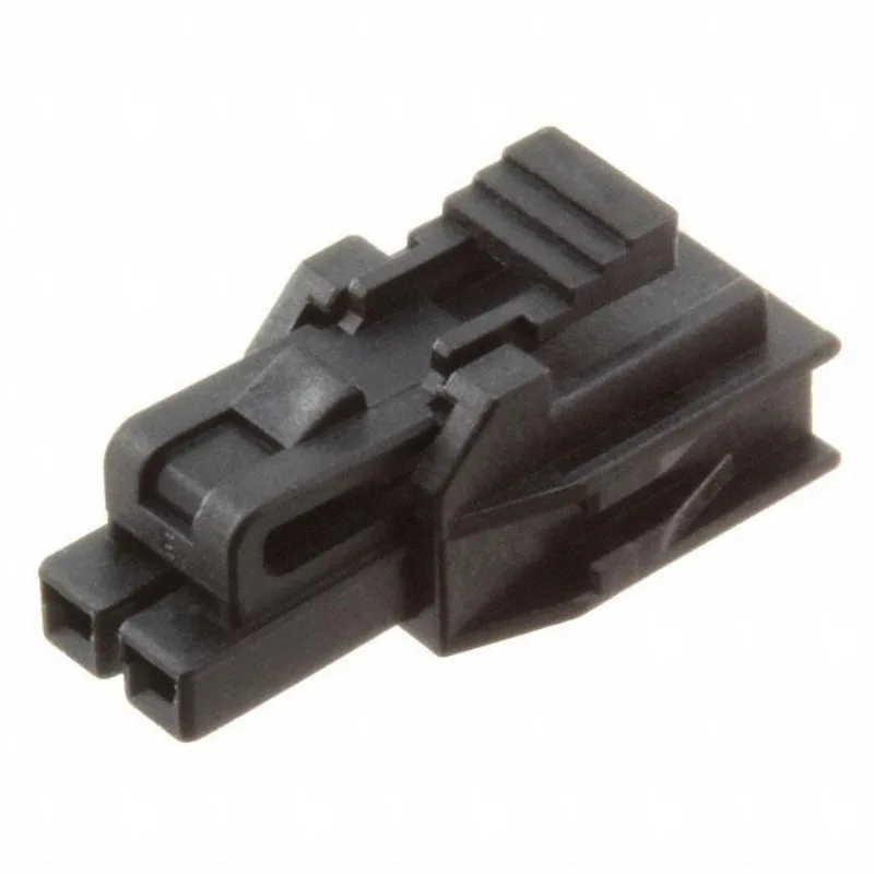 (20-200pcs) 1053071202 MOLEX Nano-Fit Receptacle Housing TPA Capable 2.50mm Pitch Single Row 2 Circuits Black Glow-Wire Capable