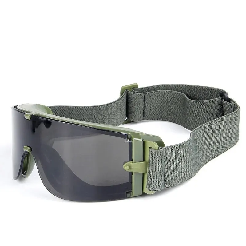 Gogle taktyczne dla fanów wojskowych X800 Cross-country CS strzelanie okulary ochronne gogle sportowe lustro odporne na uderzenia