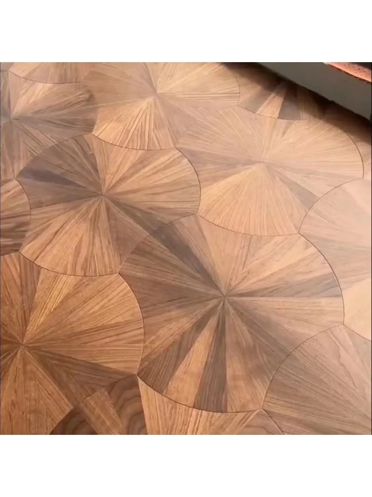 Customized version of indoor engineering floor, hardwood veneer parquet floor