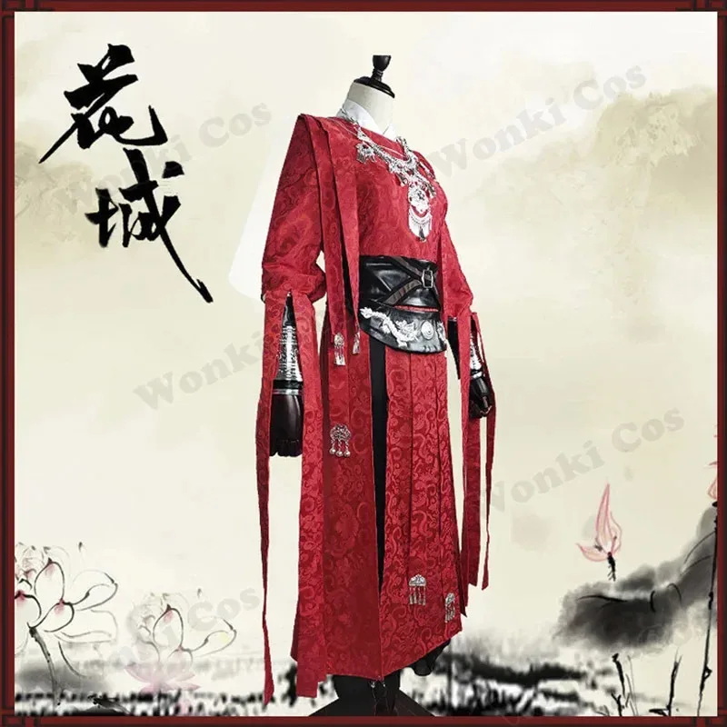 

AIAI 2025Anime Heaven Official's Blessing Hua Cheng Costume Wig Black Hair Tian Guan Ci Fu San Lang Cosplay Hanfu Costum