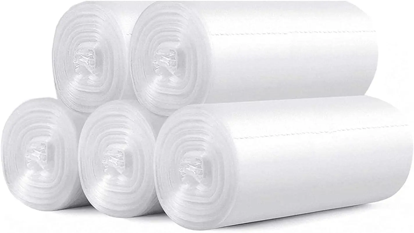 

4 Gallon Trash Bags, Small Wastebasket Liners for Bathroom Bedroom Office Trash Can, 125 Count