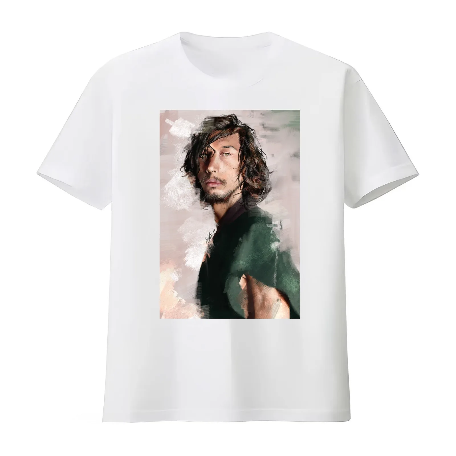 Adam T-Shirt Summer Casual Cotton Tee Oversized Streetwear Tops Vintage Graphic Print Loose Fit Short Sleeve 100% Cotton