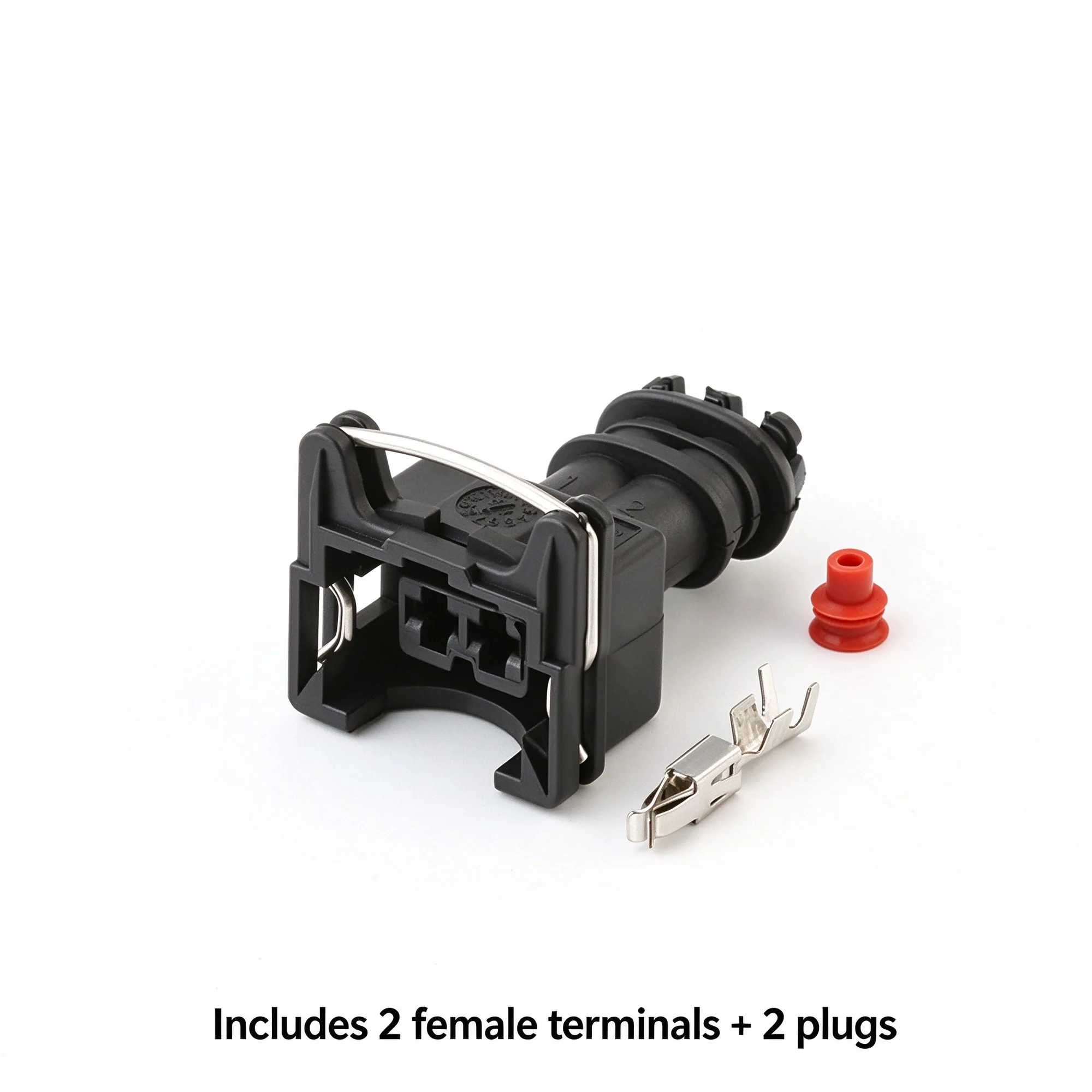 1/5set 2-pin  DJ7021B-3.5-11/21, Automotive Connector Fuel Injector Plug 282189-1 Methanol Modified Sensor Pin Holder 106462-1