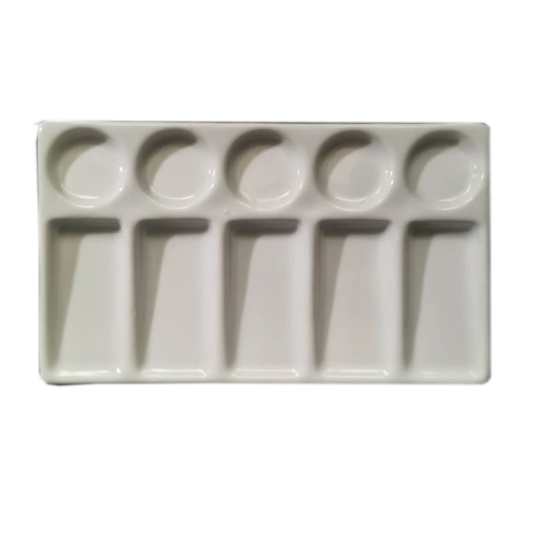 Dental lab Ceramic Palette mixing plate stain powder mixing tool without cover