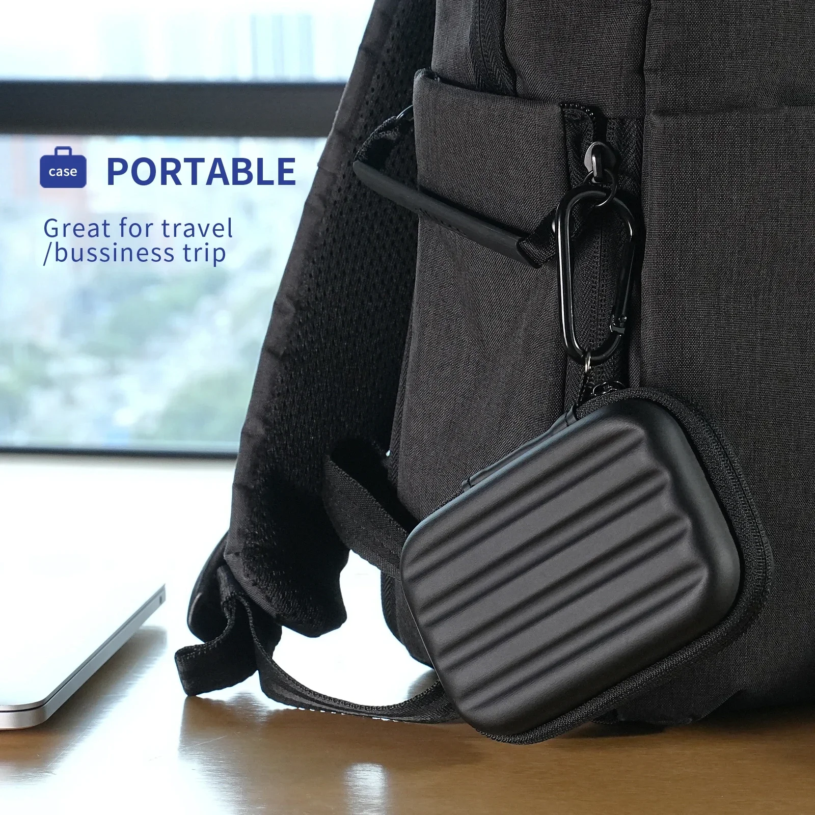 YINKE Portable Travel Storage Shockproof ＆ Waterproof Protective SSD Case, Compatible with Samsung T7 Shield Hard Disk Drive Bag