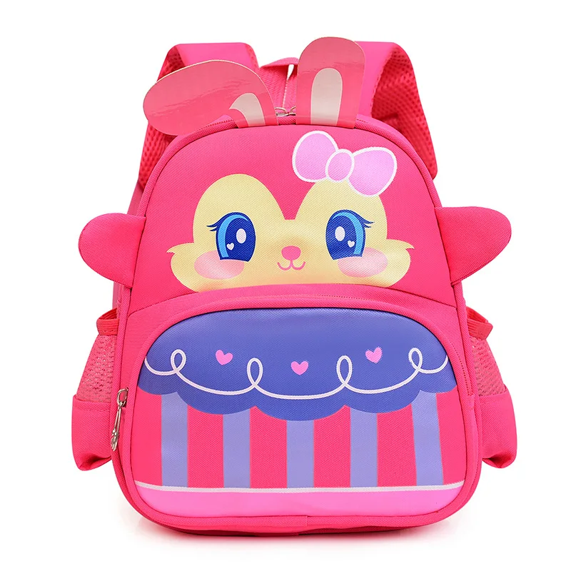 New Smiling Face Cute Girls Kindergarten Cartoon Schoolbags Large Capacity School Backpack Primary School Backpacks Kids Boy Bag