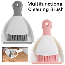 Mini Broom And Dustpan Set Desktop Cleaning Garbage Shovel New Portable Brush for Living Room Bedroom Kitchen Household supplies